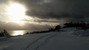 Po pár minutách na vrchole Vardenu sa zo západu blížia temné snehové mračná