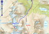 Mapa so zákresom lyžiarskej túry Viromdalen (parkovisko Dalen, cca 250 m.n.m.) - Viromsetra - Grasdalen - sedlo medzi Trolla a Kleiva - Kongskrona (1818 m) - Botnen - Viromdalen
