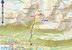 Mapa so zákresom skialpinistickej túry Isfjorden (Hen - Kavli, cca 100 m.n.m.) - Loftskarsetra - Skarven (1142 m) - Loftskarsetra - Hen