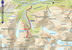 Mapa so zákresom skialpinistickej túry Berillstolen (cca 350 m.n.m.) - Bostolen (Tuten) - Gronfonna - Taskedalsfjellet (resp. Gronfonnfjellet?, 1509 m) - Gronfonna - Berillstolen