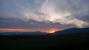 Liptovské polia, Chočské vrchy a večerná obloha