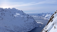 Trol M a jeho lofotský frírajdík nadol ku Austnesfjorden (fotil Rišo)