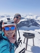 Sami dvaja na najvyššom bode Nórska vo výške 2469 m
