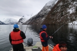 Oddychový deň využívame na rybačku vo fjorde