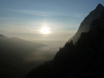 Ráno v údolí Griesenau