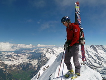 Úchvatné výhľady z vrcholu Eigeru, Švajčiarsko