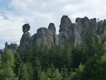 Pieskovcové veže a vežičky Adršpachu