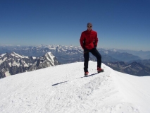 Vyššie to už nejde, vrchol Mont Blancu (4810 m)