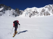 Aklimatizačka - doobedu Col du Trident, poobede Tour Ronde